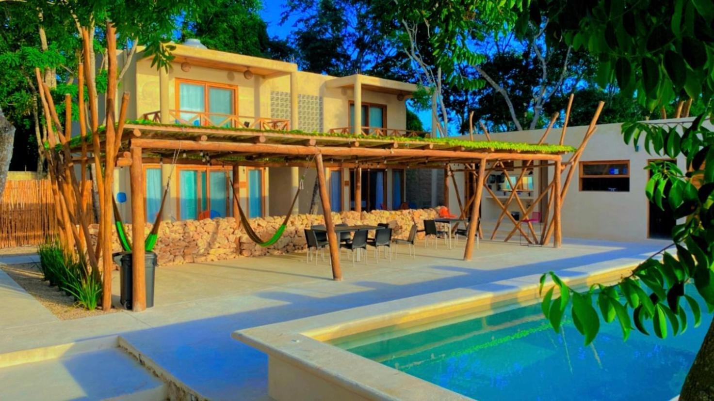Hotel & Eco Cabanas Azul Maria Bacalar Exteriör bild