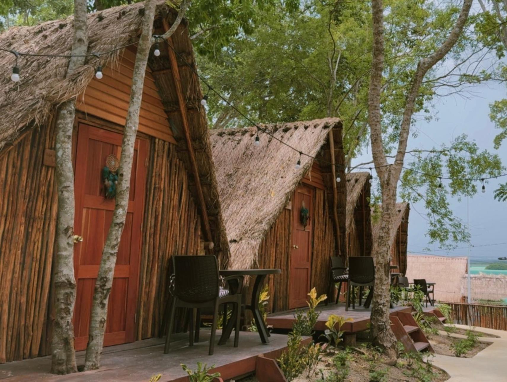 Hotel & Eco Cabanas Azul Maria Bacalar Exteriör bild