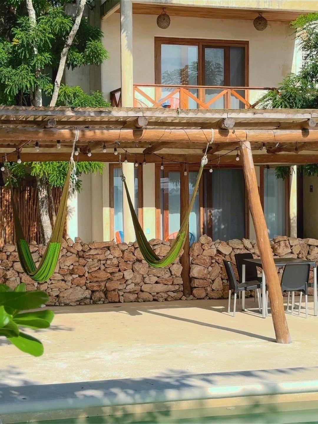 Hotel & Eco Cabanas Azul Maria Bacalar Exteriör bild